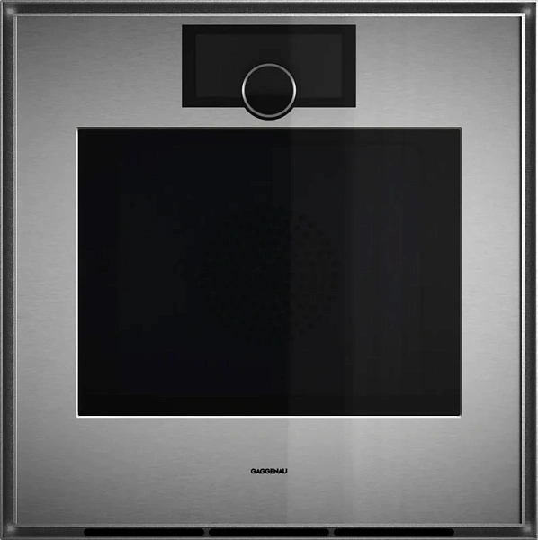 Gaggenau GO470120 — Духовой шкаф 60 x 60 см Петли двери справа, нержавеющая сталь за дымчатым стеклом